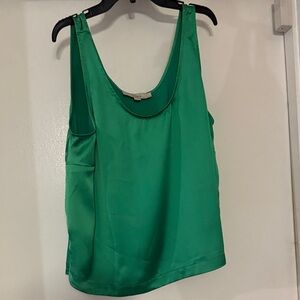LOFT Emerald Satin Camisole